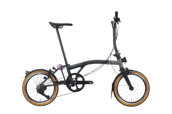 Brompton T Line, vouwfiets van titanium en carbon