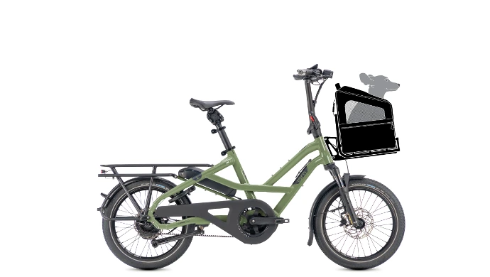 Tern HSD équipé pour transporter un chien