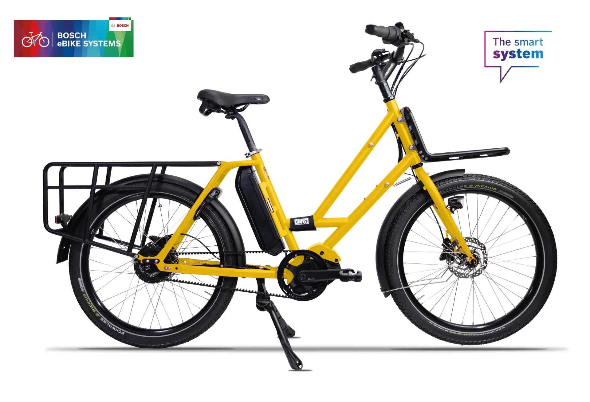 [000000000552] VELOE Multi Bosch Cargoline (Geel, Shimano Nexus 5, Ketting)