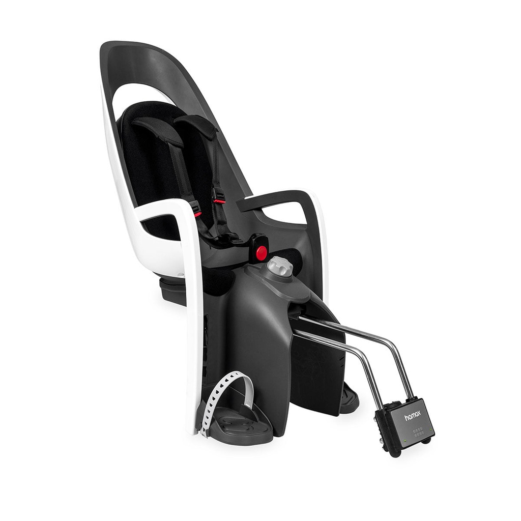 HAMAX Siège enfant "Caress"  Fixation sur bracket vélo Blanc et Gris