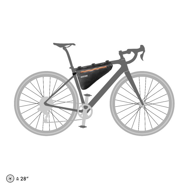 [000000016744]  ORTLIEB Frame Pack - Black Matt (4L)