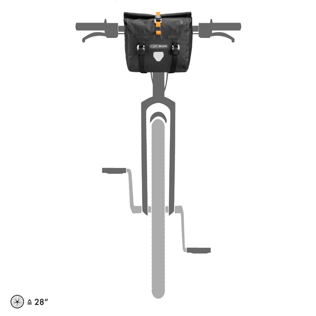 [000000017714] ORTLIEB Pack guidon QR - 11L (Zwart Matt)