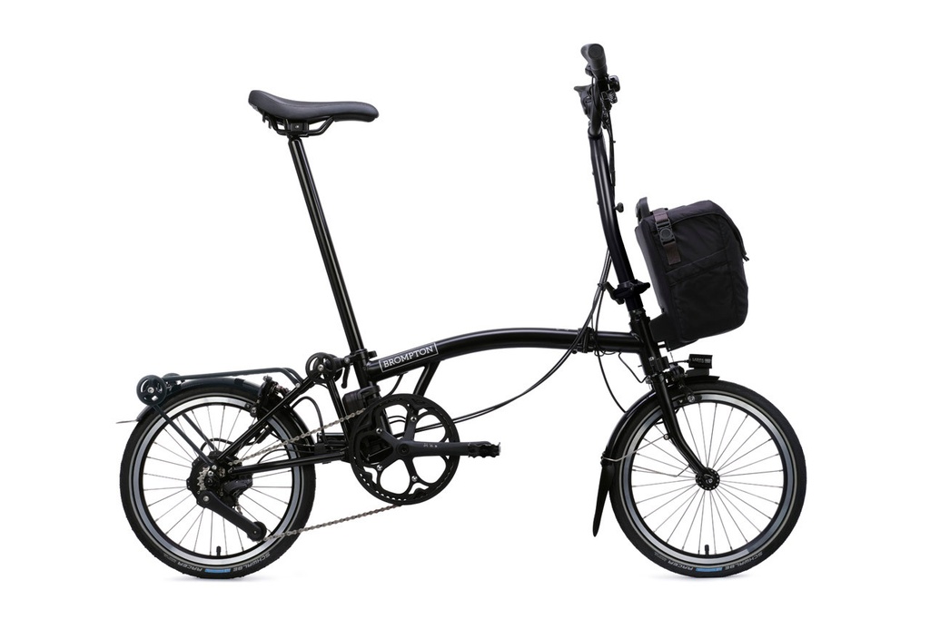 [000000018953] BROMPTON C Line 4 Speed | Electric | e-Motiq system (Zwart Matt, H-type)