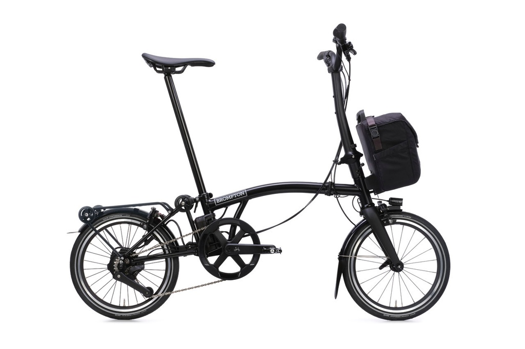 [000000019497] BROMPTON P Line 4 Speed Electric - e-Motiq systeem (Zwart Matt, H-type)