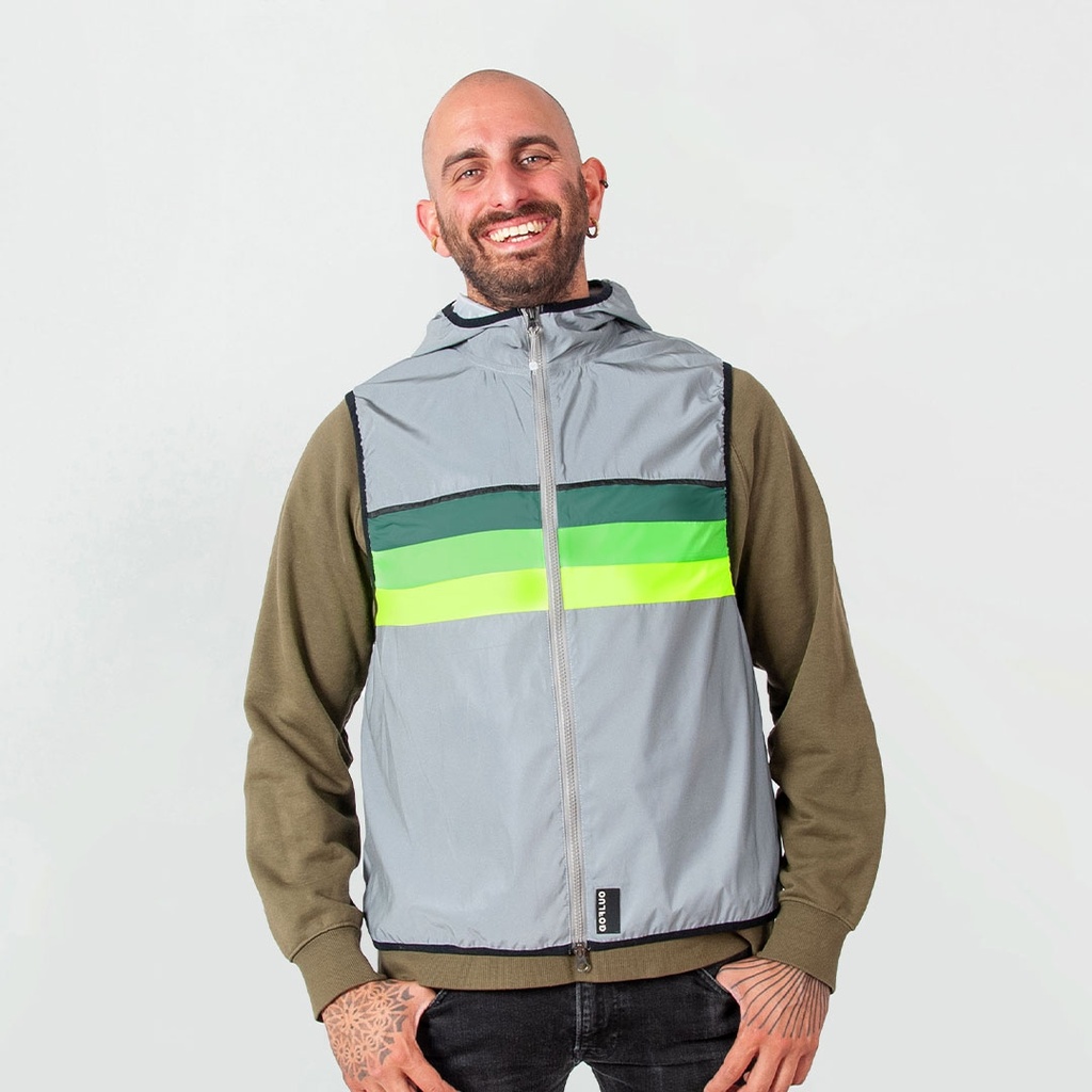 [000000019563] GOFLUO North - Gris Réfléchissant (XS)