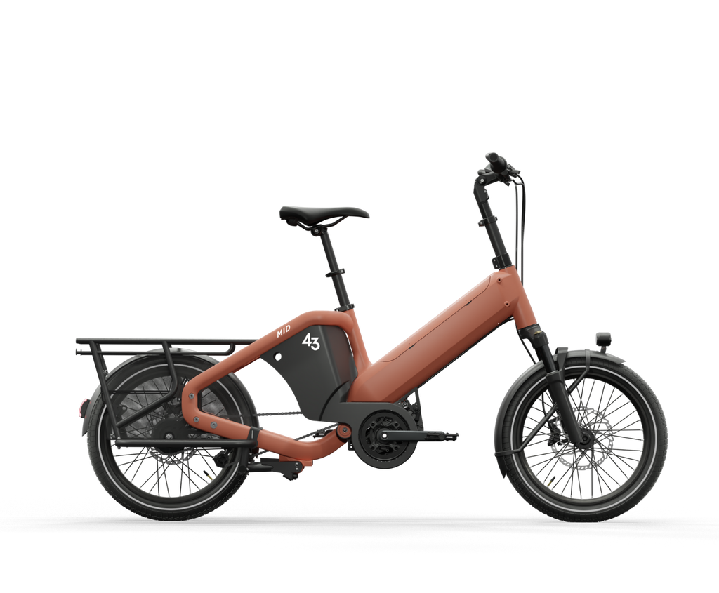 [000000019928] Bike43 Mid - Bosch PX Performance Line 90Nm (Terracota Glanzend, Ketting)