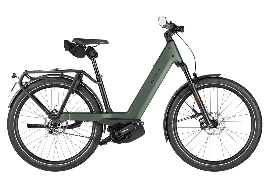[000000027569] RIESE & MÜLLER Nevo5 - Pinion HS 45km/h (Moss Green, S, Without RX Chip)